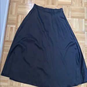 Vintage Satin A-line skirt